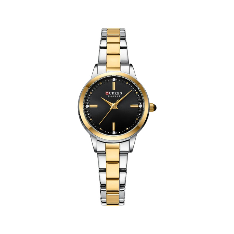 Picture of CURREN 9094 Women’s Fashion Stainless Steel Analog Watch – Silver, Gold & Black