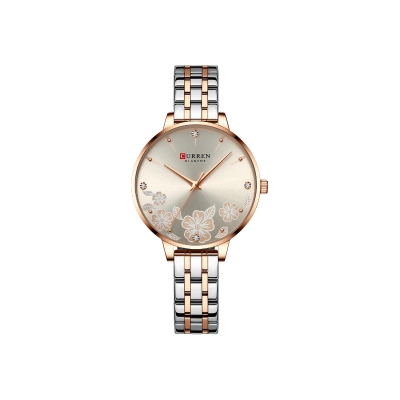 Picture of CURREN 9068 Women's Luxury Two-Tone Ash Stainless Steel Fashion Quartz Watch