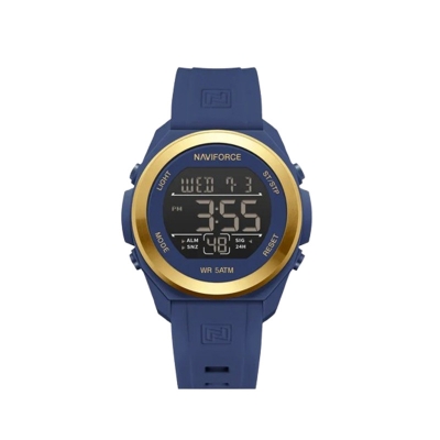 Picture of Naviforce 7111 Men’s Stylish Analog Quartz Watch – Gold Case with Blue Dial