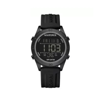 Picture of Naviforce 5054 Women's Classic Quartz Watch – Black Dial with Rose Gold Accents