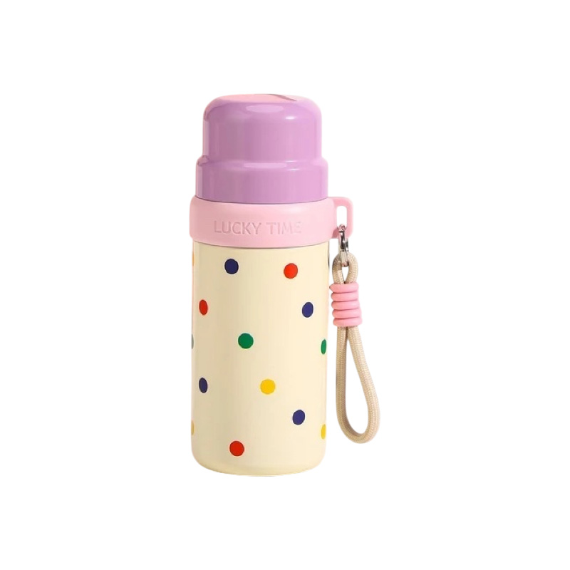 Picture of 316 Stainless Steel Kids Thermos Bottle – Insulated Flip Straw Cup with Dual-Use Lid
