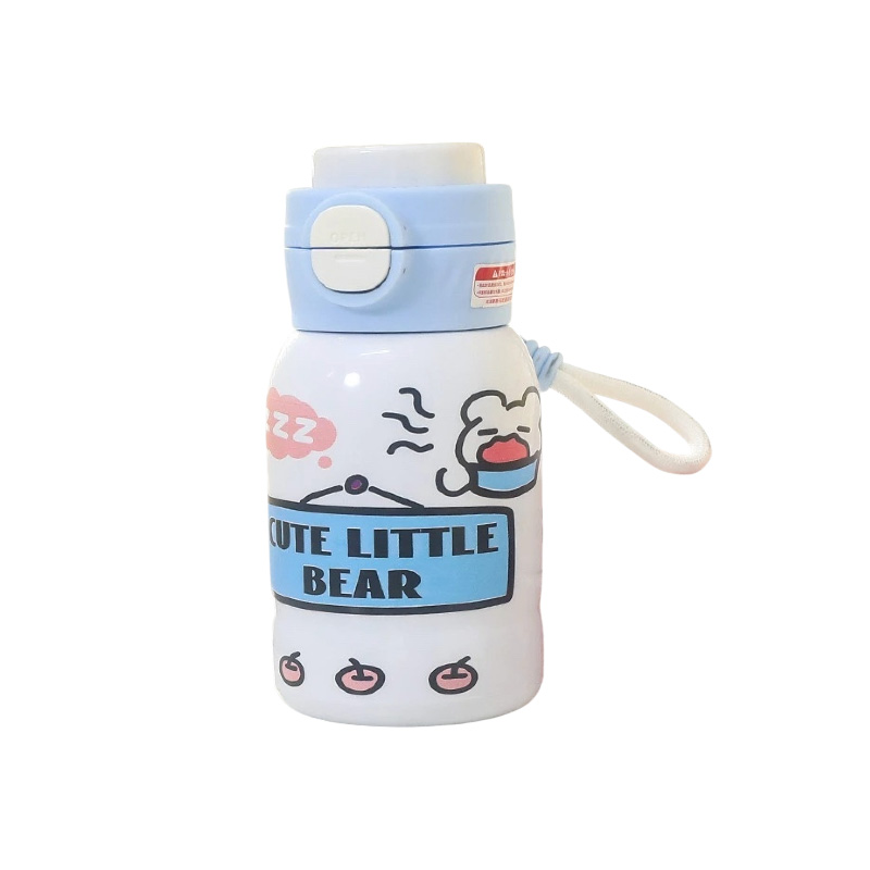 Picture of Double-Drink Kids Stainless Steel Water Bottle – 316 Grade Insulated with Straw & Spout
