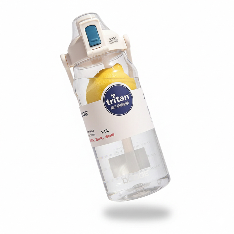 Picture of 1.5L Large-Capacity Tritan Straw Bottle – Space Design for Men & Women | Ideal for Fitness & Daily Hydration