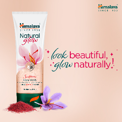 Picture of Himalaya Natural Glow Saffron Face Wash 100ml