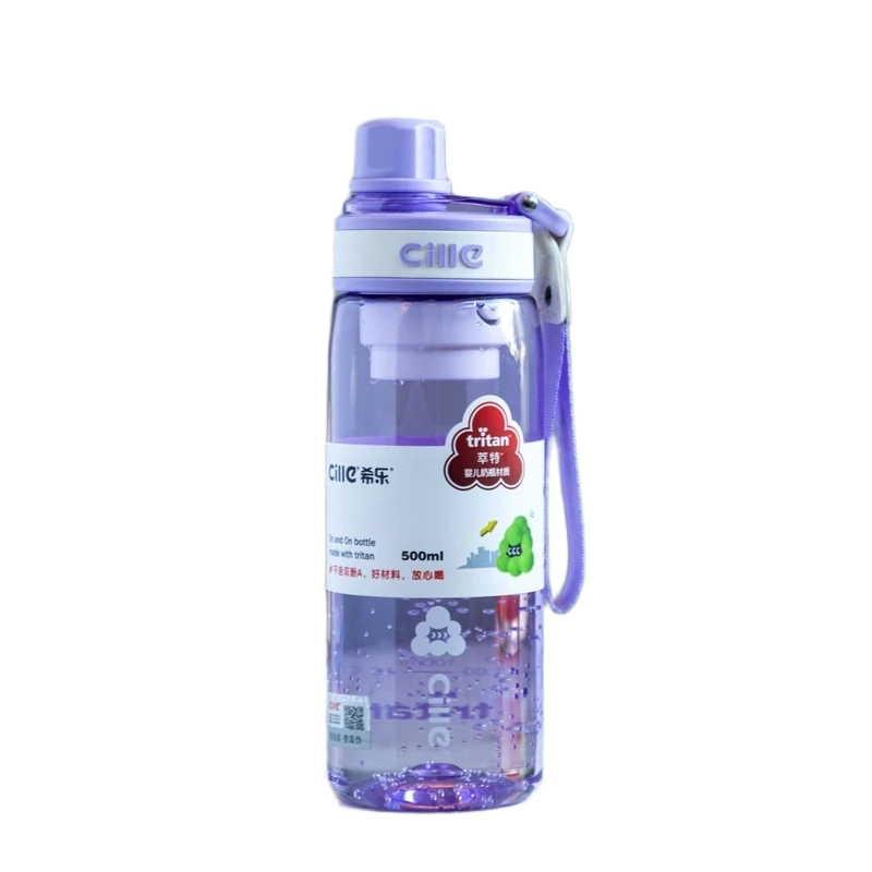 Picture of XILE Tritan Water Bottle | Durable BPA-Free Sports Bottle with Flip Lid & Carry Handle