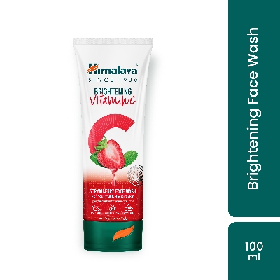 Picture of Himalaya Brightening Vitamin C Strawberry Face Wash 100ml