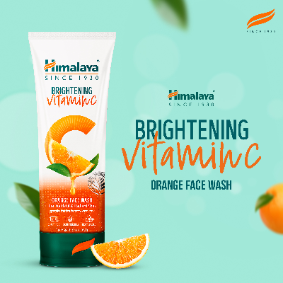 Picture of Himalaya Brightening Vitamin C Orange Face Wash 100ml