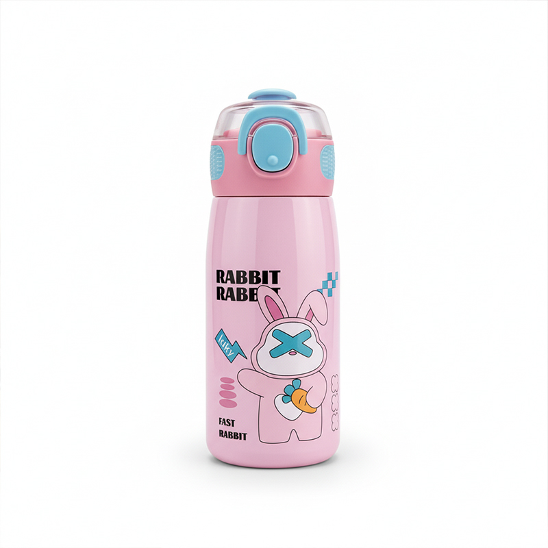 Picture of Cute Cartoon Kids Thermos – 460ml | Colorful Stainless Steel Insulated Flask for Children