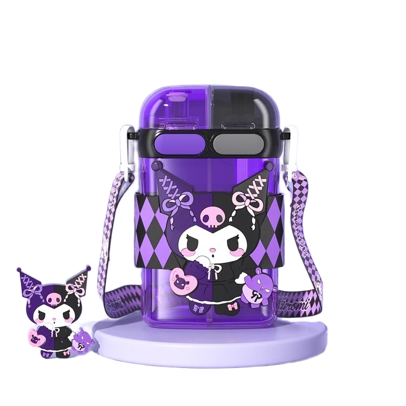 Picture of Kids Dual-Drink Straw Cup – 750ml | Leakproof Double Straw Water Bottle for Children