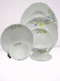 Picture of 38Pcs Pyrex Opal Glassware White Oven Save Dinner Set - Dinner Set