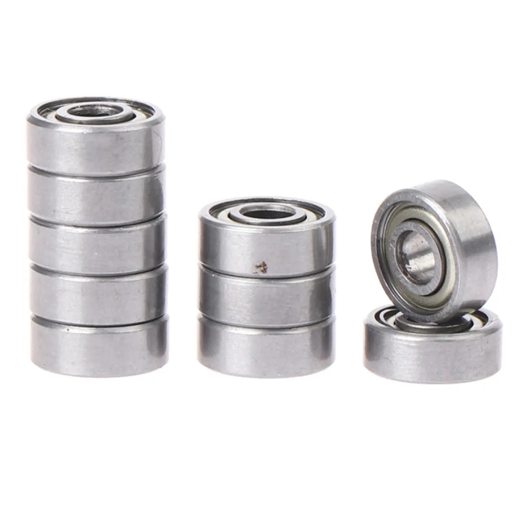 Picture of 10pcs deep groove spherical carbon steel miniature bearings 695ZZ Sunlight Mall