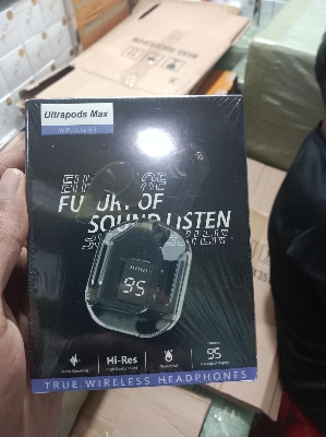 Picture of Ultra Pods max Earbuds Transparent TWS Bluetooth Earbuds BT Noise Cancelling Gaming Stereo sound earbuds High bass HD Mic Low Latency by Saimon Gadget & Electronics Ltd