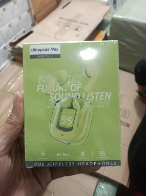 Picture of Ultra Pods max Earbuds Transparent TWS Bluetooth Earbuds BT Noise Cancelling Gaming Stereo sound earbuds High bass HD Mic Low Latency by Saimon Gadget & Electronics Ltd