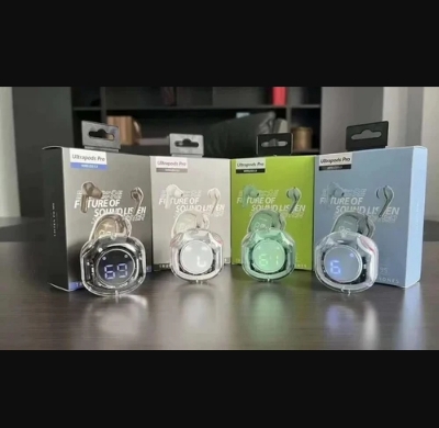 Picture of Ultra Pods Pro Earbuds Transparent TWS Bluetooth Earbuds BT Noise Cancelling Gaming Stereo sound earbuds High bass HD Mic Low Latency by Saimon Gadget & Electronics Ltd