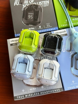 Picture of Ultra Pods Pro Earbuds Transparent TWS Bluetooth Earbuds BT Noise Cancelling Gaming Stereo sound earbuds High bass HD Mic Low Latency by Saimon Gadget & Electronics Ltd