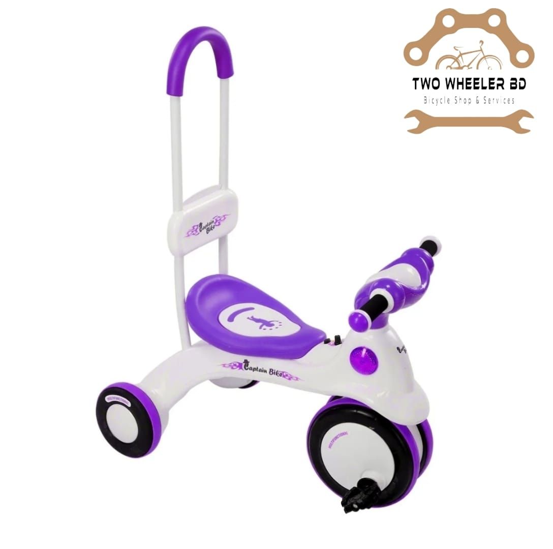Picture of Captain Bike KD Trolley - White & Blue ,White & Pink  Cash On Delivery Available