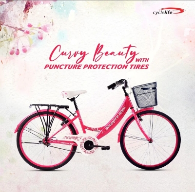 Picture of 24'' or 26'' ladies cycle 71 ruby ,Meghna cycle