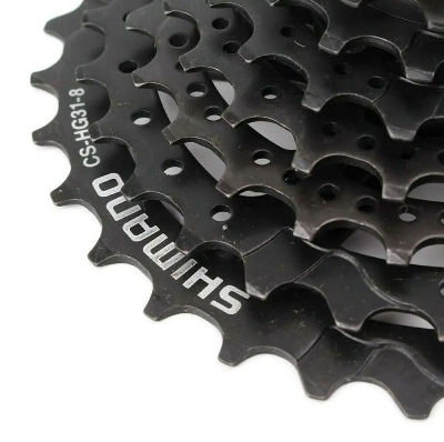 Picture of Shimano 8 Speed Cassette. Shimano CS-HG200-8 - Bike Cycle