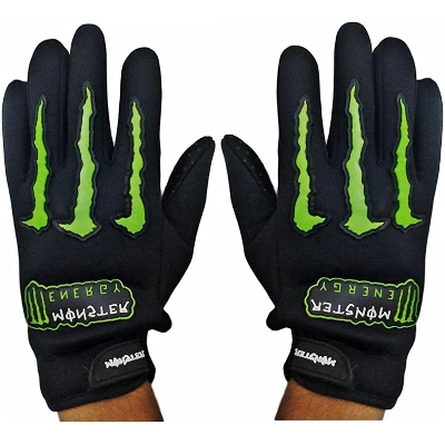Picture of Monster Bike/Car Hand Gloves Designed for Comfort Driving XL -Black