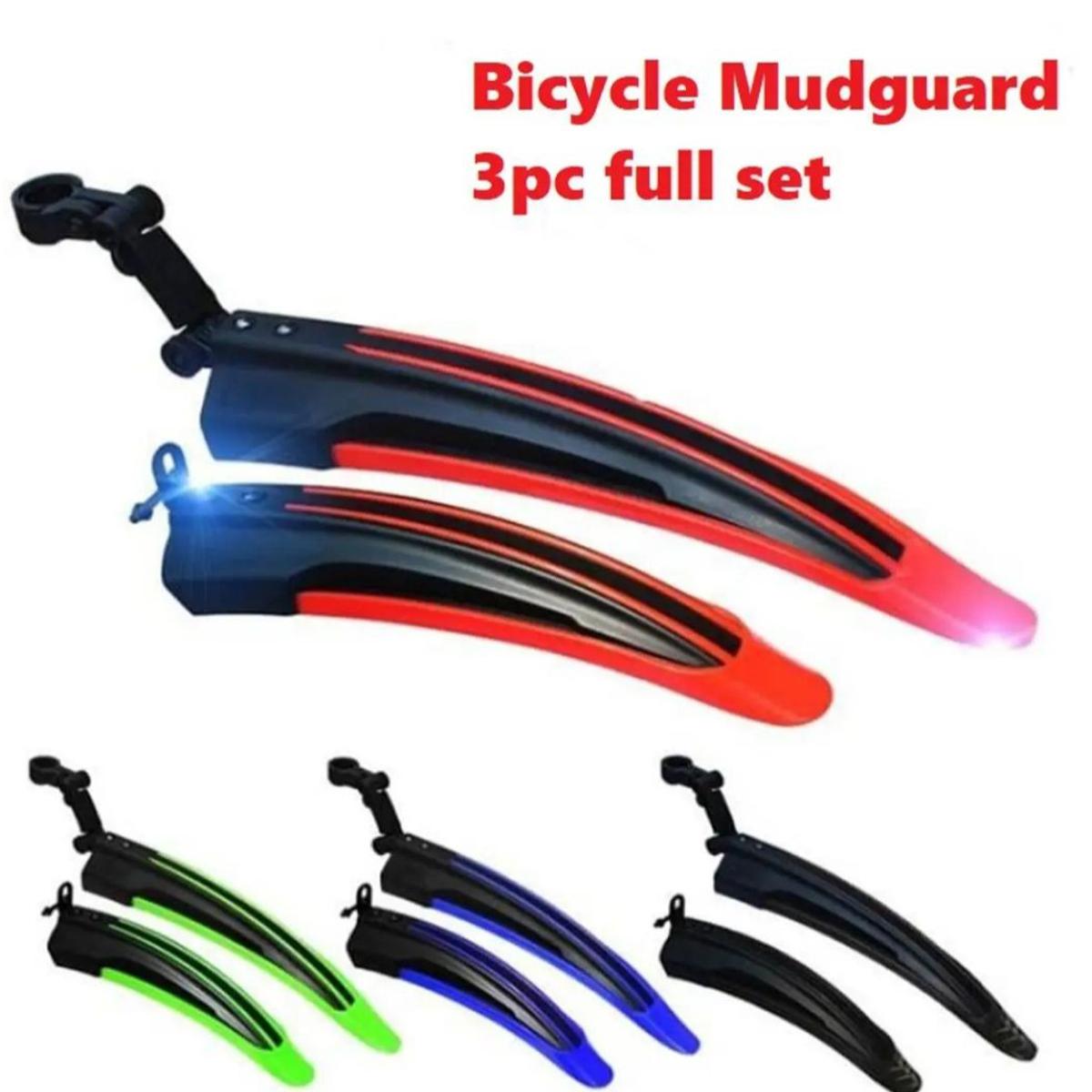 Picture of Bicycle Mudguard Adjustable Mountain Bike Cycling Tire Mudguard 3Pc - সাইকেল