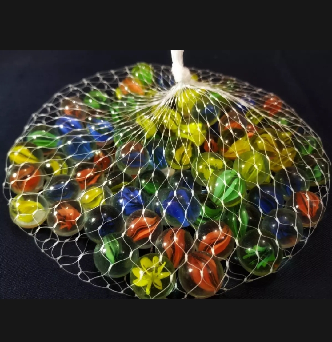 Picture of Toy Marble Balls,Aquarium Decorations,Glass Marble Ball 5-100Pcs Multi Colour Marbles