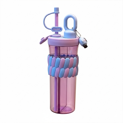 Picture of Mega Iced Tumbler with Straw | Large Capacity Portable Cold Drink Cup