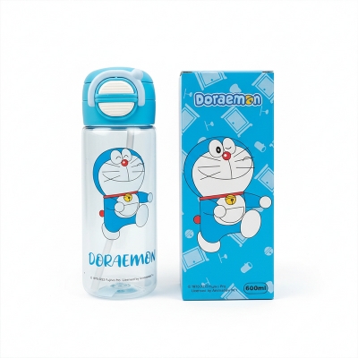 Picture of Crayon Shin-chan Cute Straw Cup – 500ml | Cartoon Tumbler with Lid & Strap for Kids