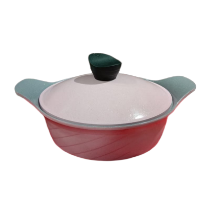 Picture of Aluminum Die-Cast Ceramic Coating Casserole 20cm Pink with Lid – 5015CP20 Picture of Aluminum Die-Cast Ceramic Coating Casserole 20cm Pink with Lid – 5015CP20