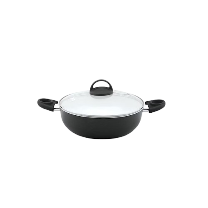 Picture of Vibrant Red Non-Stick Wok with Lid – 22cm | Model ONW22R Picture of Vibrant Red Non-Stick Wok with Lid – 22cm | Model ONW22R
