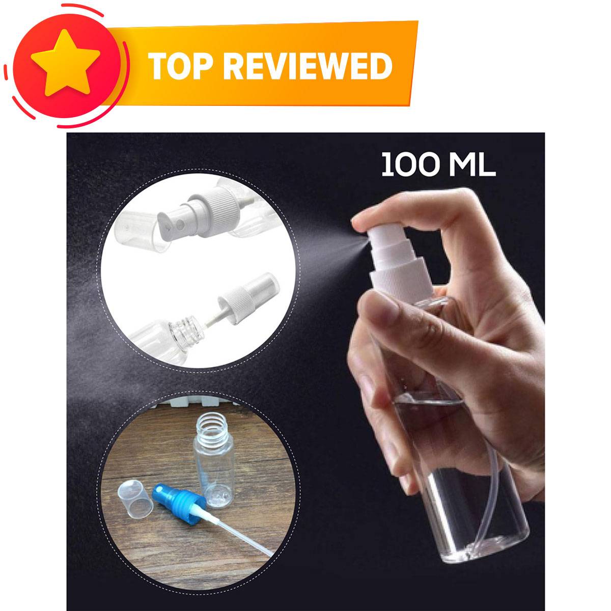 Picture of Spray Bottle 100ml Capacity White Picture of Spray Bottle 100ml Capacity White