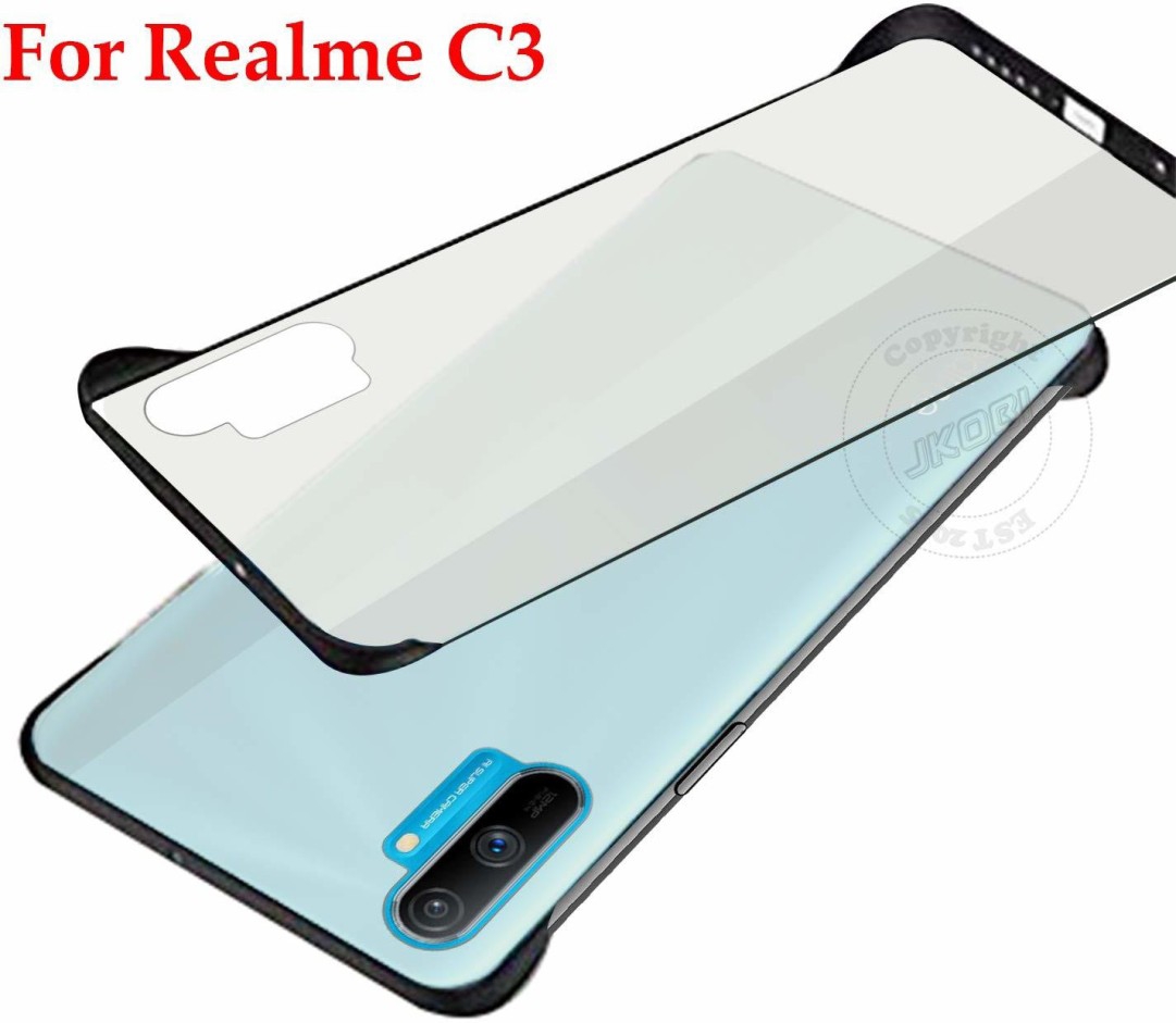 Picture of For Realme C3 Case Cover Frameless Matte Transparent Back Cover