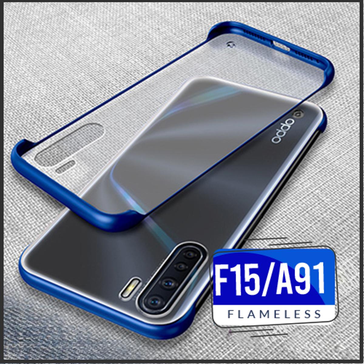 Picture of Oppo F15/A91 Frameless Matte Transparent Back Cover - Phone Back Cover