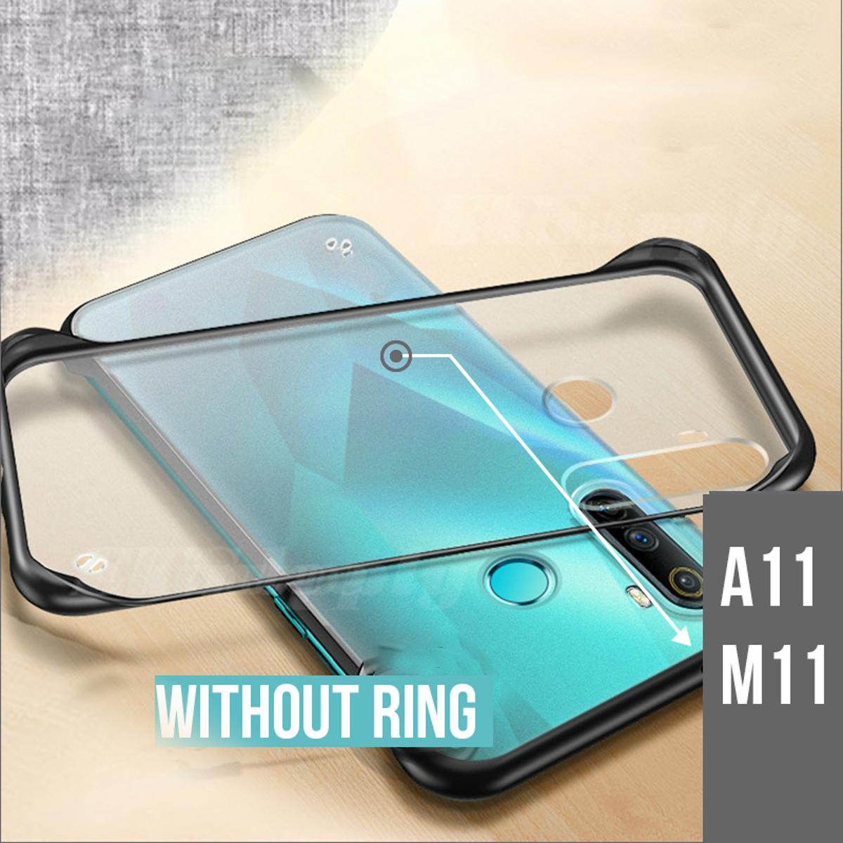 Picture of Samsung Galaxy A11/M11 Frameless Matte Transparent Back Cover without ring