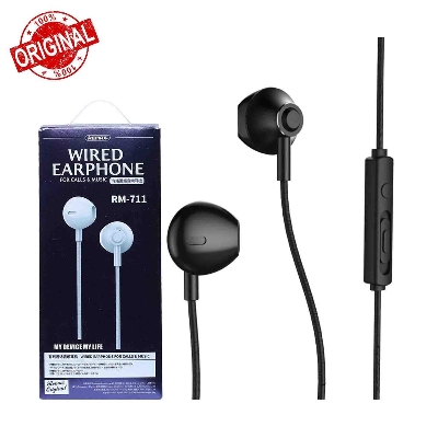 Picture of RM 711 Earphone Wired Headset Noise Cancelling Fashion In-Ear Earphone