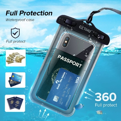 Picture of Waterproof Mobile Bag For Tour/Swiming/Rainy Day Protect Cover Pouch