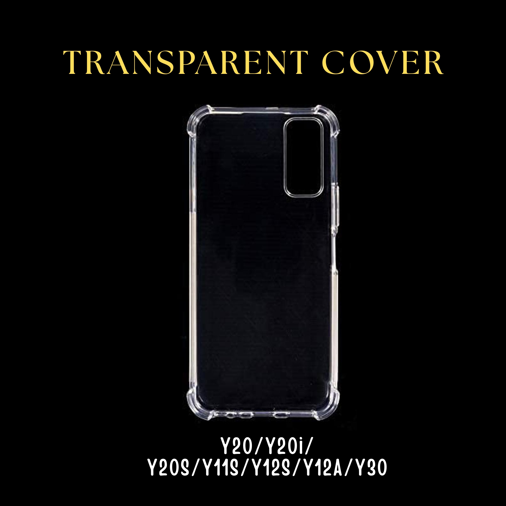 Picture of Case for Vivo Y20/Y20i/ Y20S/Y11S/Y12S/Y12A/Y30 Transparent  Back Cover