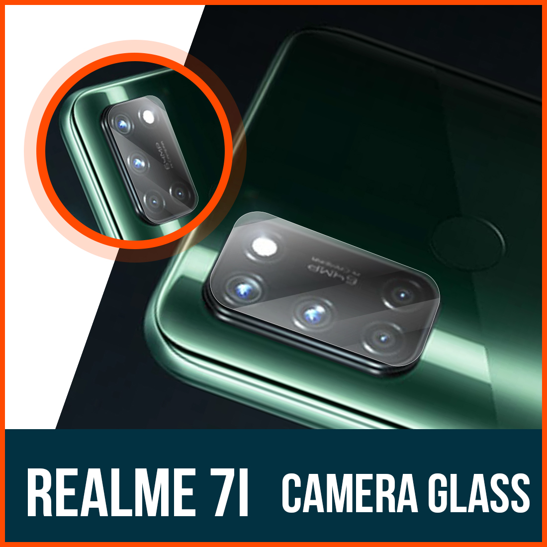 Picture of For Realme 7i Camera Glass Lens Protector Tempered Glass