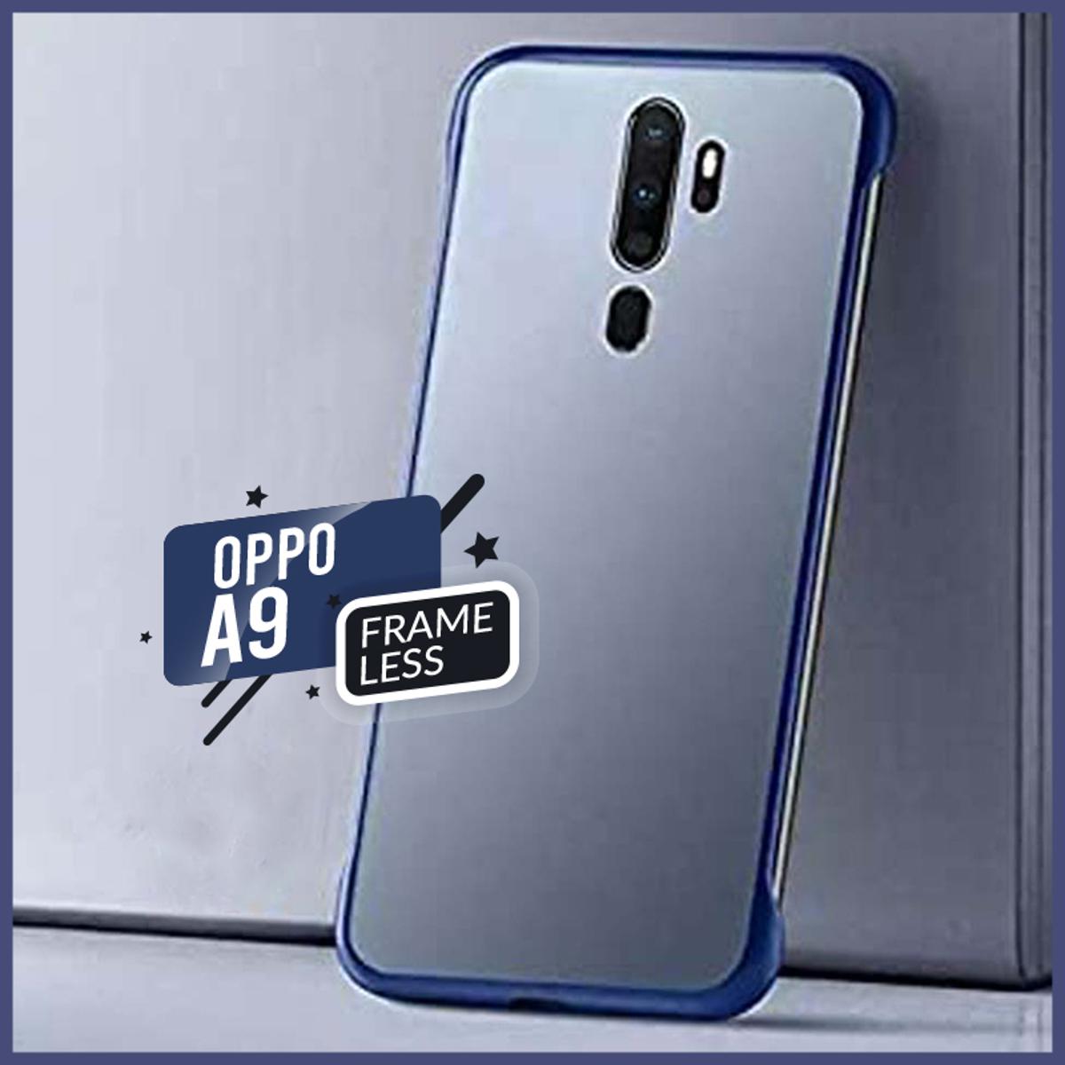 Picture of OPPO A9 2020 OPPO A5 2020 Luxury Frameless Transparent Case Shock Proof Ultra Thin Bumper Hard PC Back Cover - Phone Back Cover