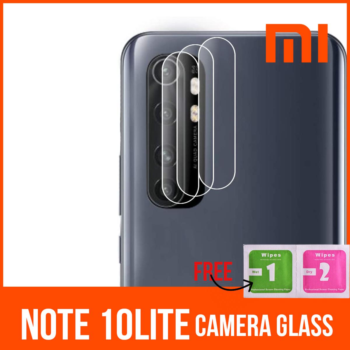 Picture of for Xiaomi Mi Note 10 Lite Camera Lens Glass Protector - Transparent