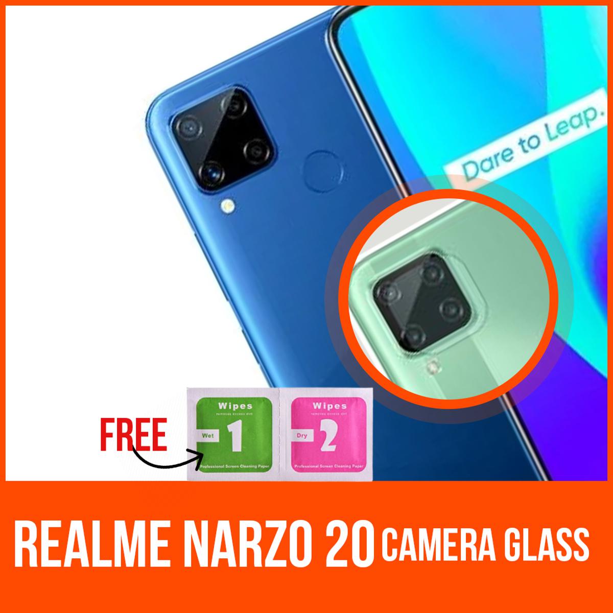 Picture of for Realme Narzo 20 camera Tempered Glass Protector