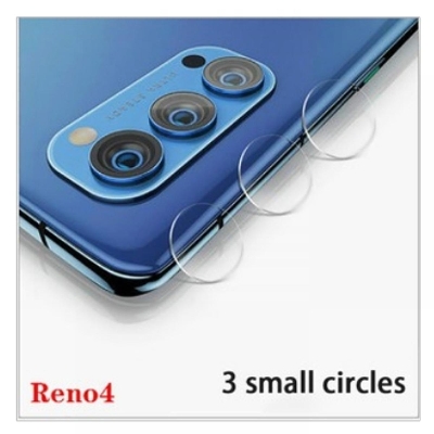 Picture of for Reno 4 Camera Lens Glass Protector - Transparent