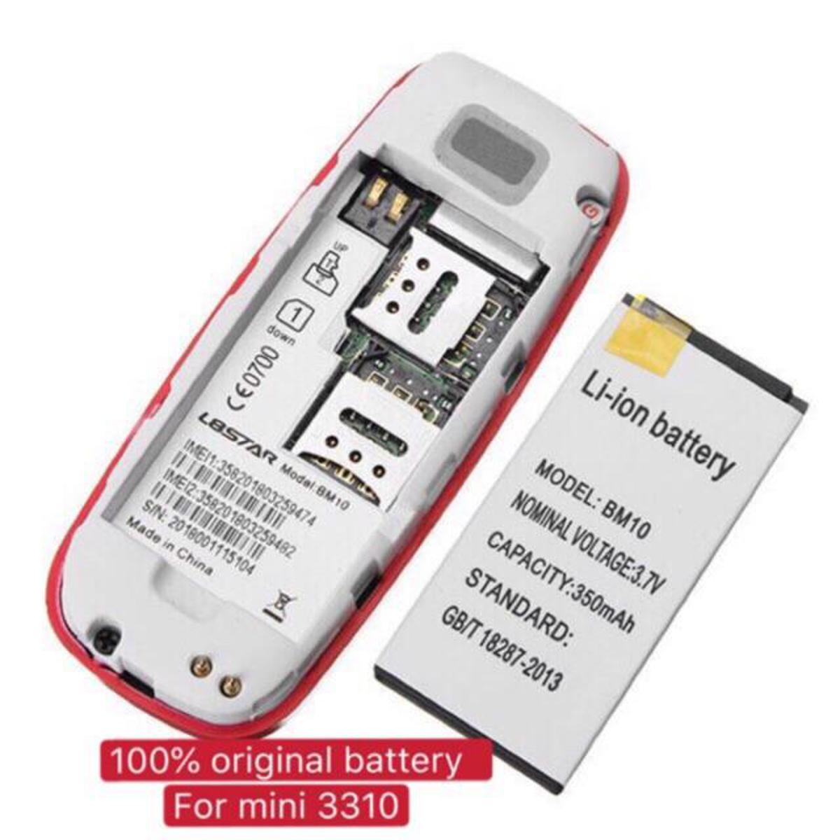 Picture of 3.7v Phone Replacement For Mini 3310 Li-ion Battery