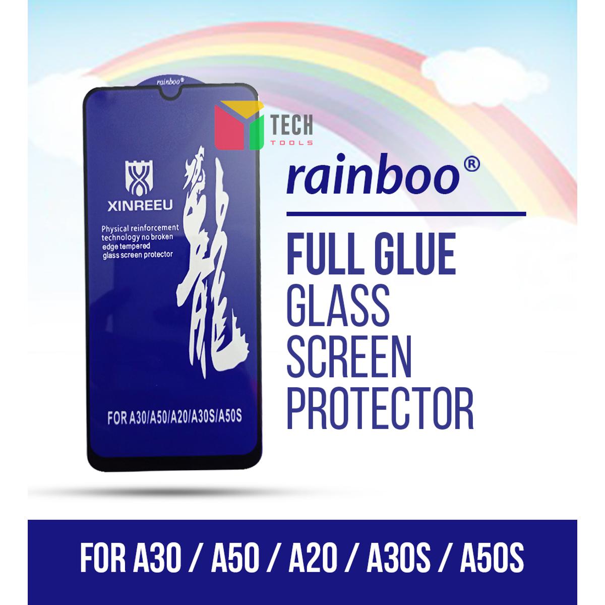 Picture of Rainbooo Or Rainbo Rainboo Tempered Glass Screen Protector for Samsung M21 / A30 / A50 / A20 / A30S / A50S / M31 / M30S