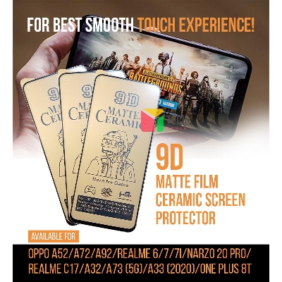 Picture of MATTE FILM SCREEN PROTECTOR  OPPO A52/A72/A92/REALME 6/7/71/NARZO 20 PRO/ REALME C17/A32/A73 (50)1433 (2020)/ONE PLUS 8T