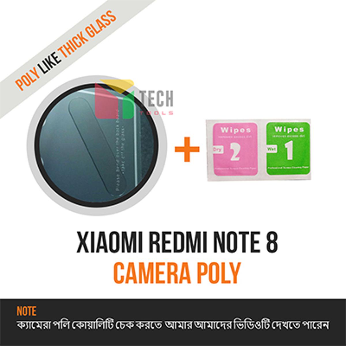 Picture of For Xiaomi Redmi Note 8  Full Cover Camera Lens Screen poly protector