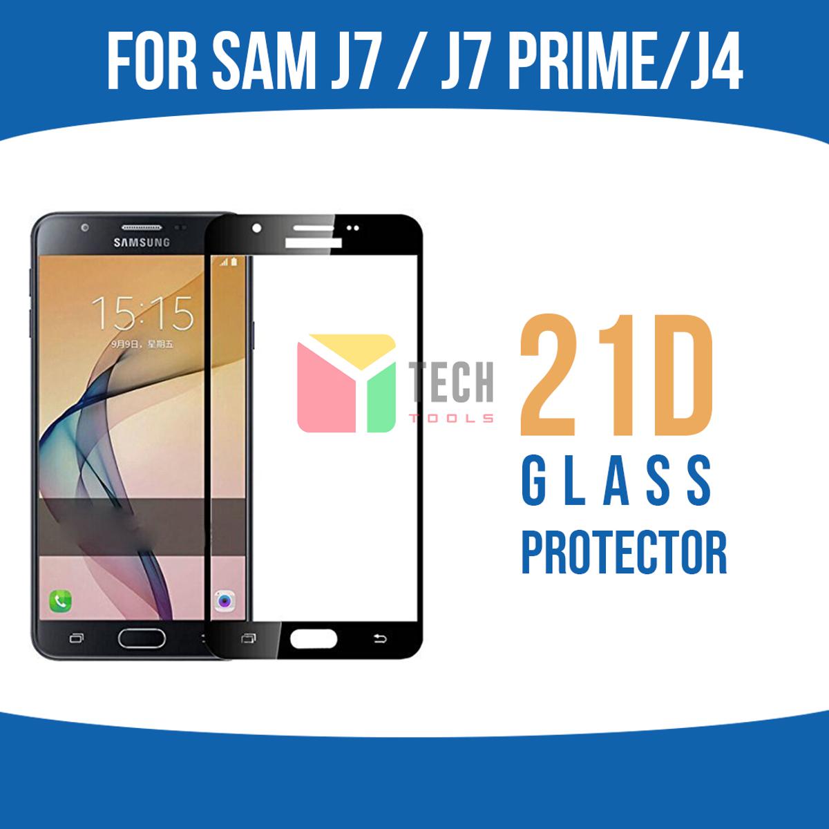 Picture of For Samsung j7/j7prime/j4/ 21D Tempered Glass Transparent Screen Protector