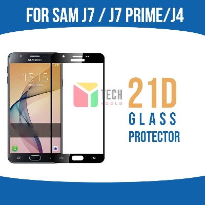 Picture of For Samsung j7/j7prime/j4/ 21D Tempered Glass Transparent Screen Protector