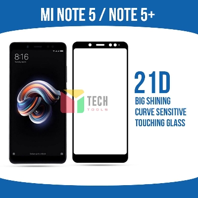 Picture of For Mi note 5/ note 5+/ 21D Tempered Glass Transparent Screen Protector