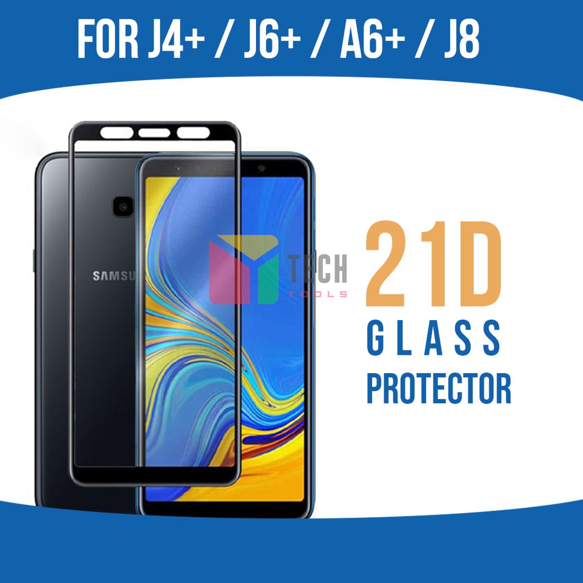 Picture of For Samsung  j4+/j6+/a6+/.j8/ 21D  Tempered Glass Transparent Screen Protector