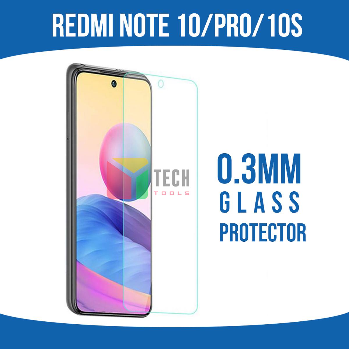 Picture of For Redmi note 10/10s/pro/ 0.3mm Tempered Glass Transparent Screen Protector